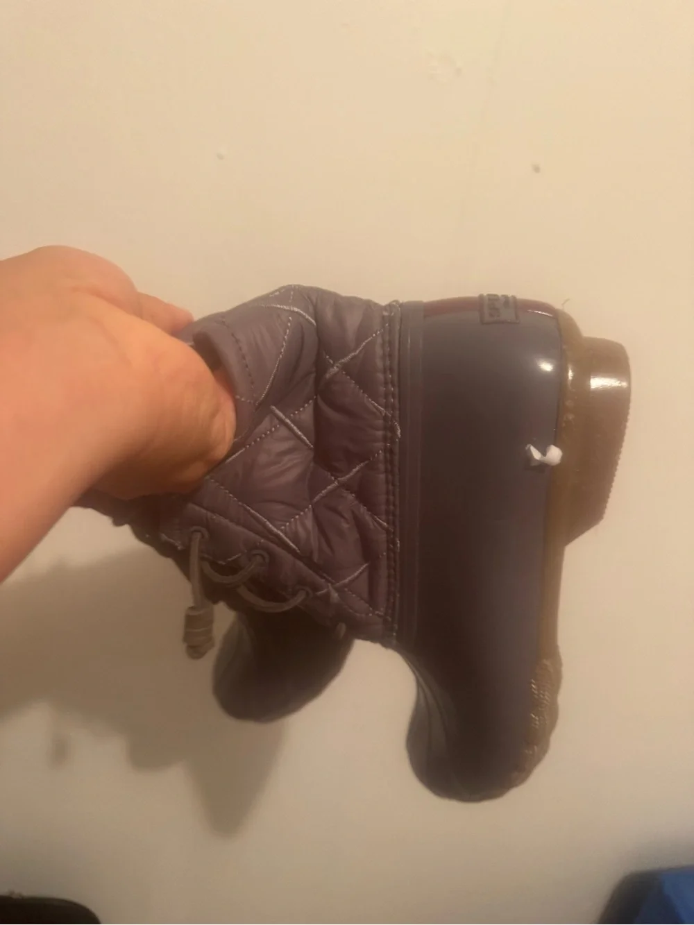 Sperry Women's Dark Gray Insulated Duck Boots